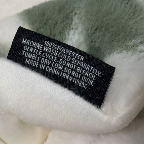 Lucky Brand Shamrock 4 Leaf Clover Faux Fur Throw Blanket Green St Patricks Day - Picture 6 of 9